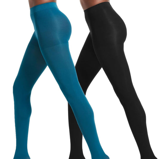 No Nonsense Women's Super Opaque Control Top Tights – SmartTemp Comfort
