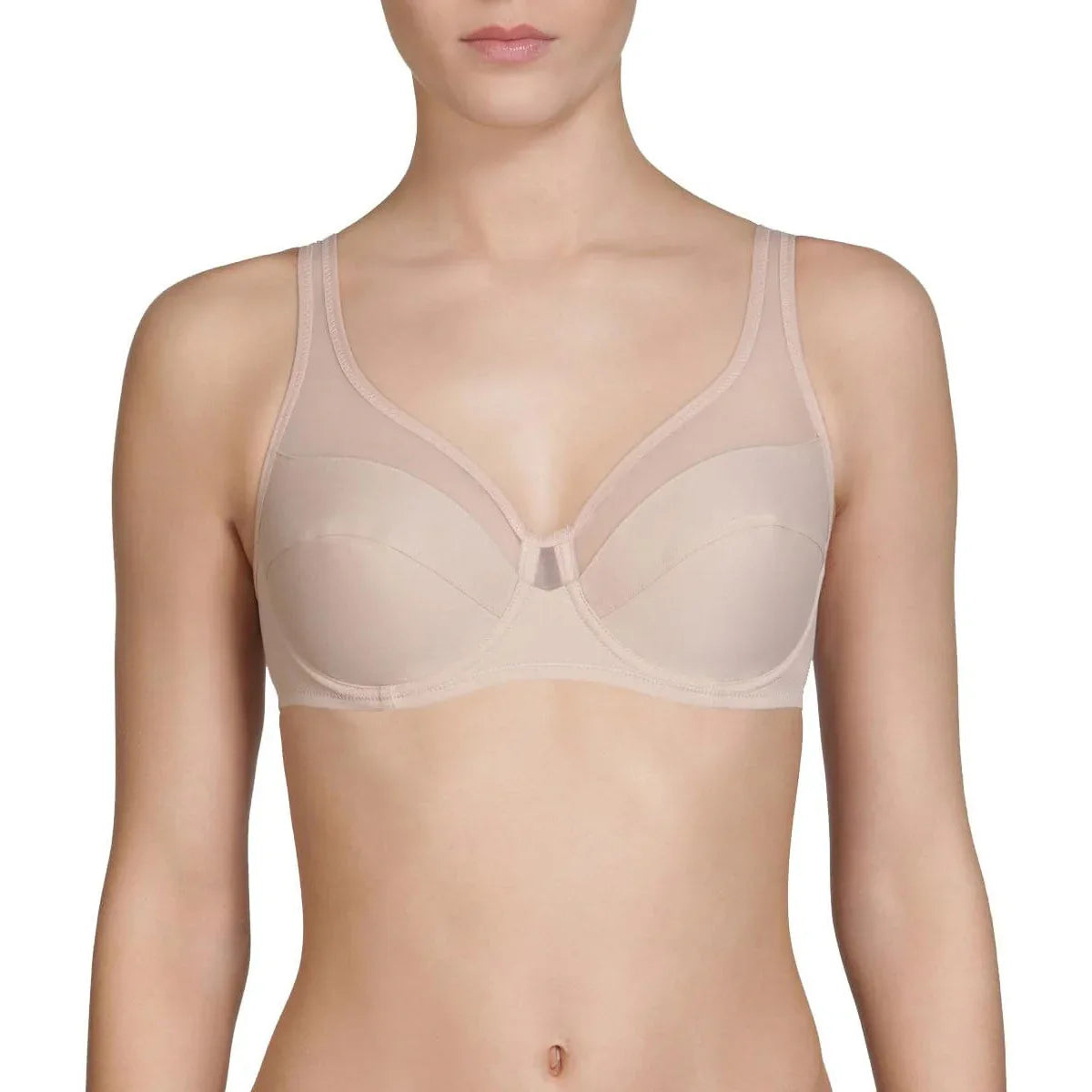 Women's Generous Full Cup Bra Beige Size 75D - Gomix Brands Outlet
