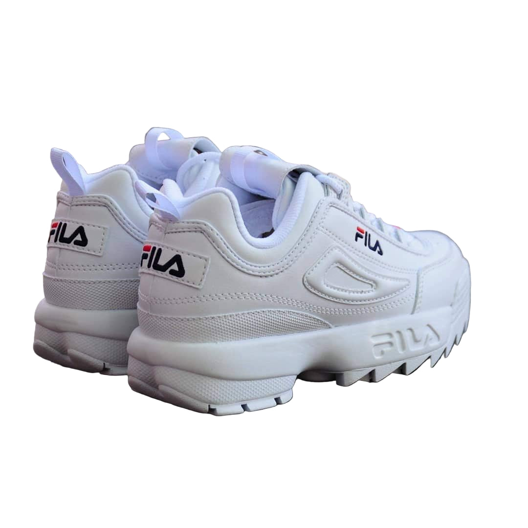 Fila Disruptor II Kids Black Athletic Sneakers with Cushioned Comfort