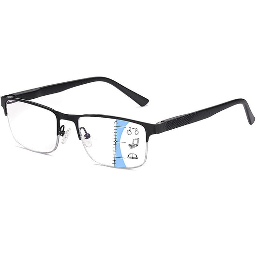 Missfive Multifocus Progressive Reading Glasses with Blue Light Blocking