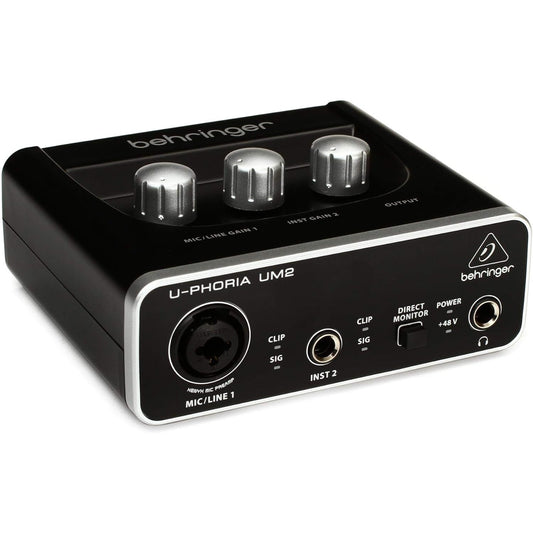 Behringer UM2 Audiophile 2x2 USB Audio Interface XENYX Preamp