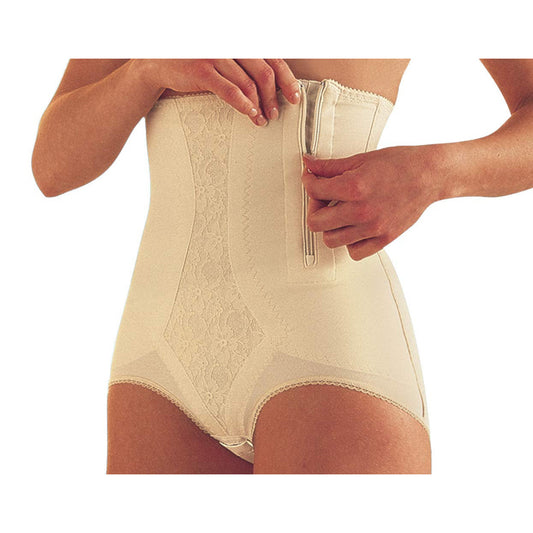 SCUDOTEX Short Mirage Orthopedic Sheath with Hinge, Champagne, Size 2