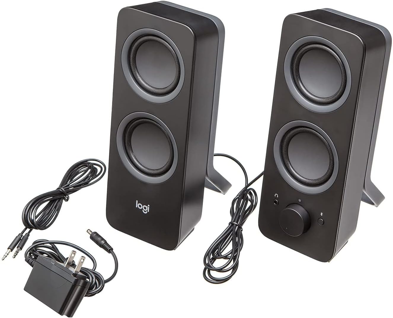 Logitech Z207 Black Stereo Bluetooth Speakers with Easy‑Switch