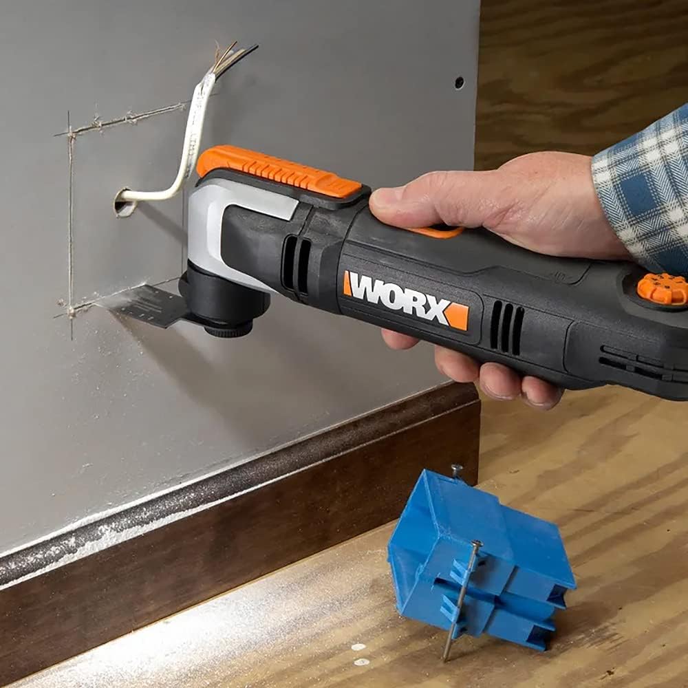 WORX WX686 250W Sonicrafter Oscillating Multi-Tool Kit for Cutting, Sanding, Scraping