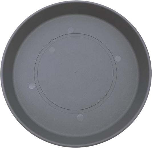 Durable 10.5" Warm Gray Round Plant Saucer – HC Companies