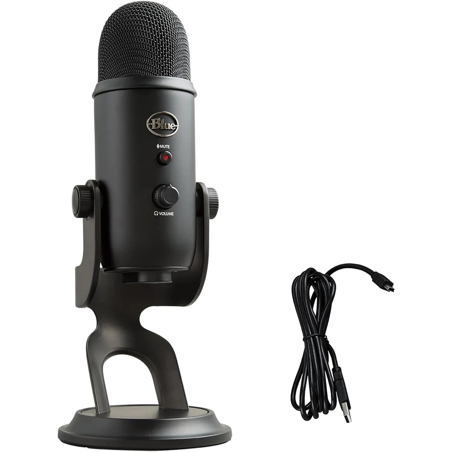 Blue Yeti Blackout USB Microphone: Studio Quality Recording and Streaming - Gomix Brands Outlet