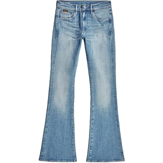 G-Star Women's 3301 High-Flare Denim Jeans – Sun Faded Sky