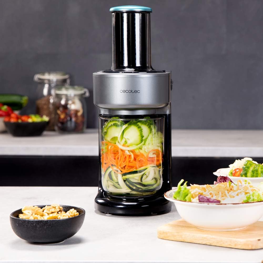 Cecotec SpiralChef 400 80W Spiralizer 4‑Blade Stainless Steel 1L Bowl