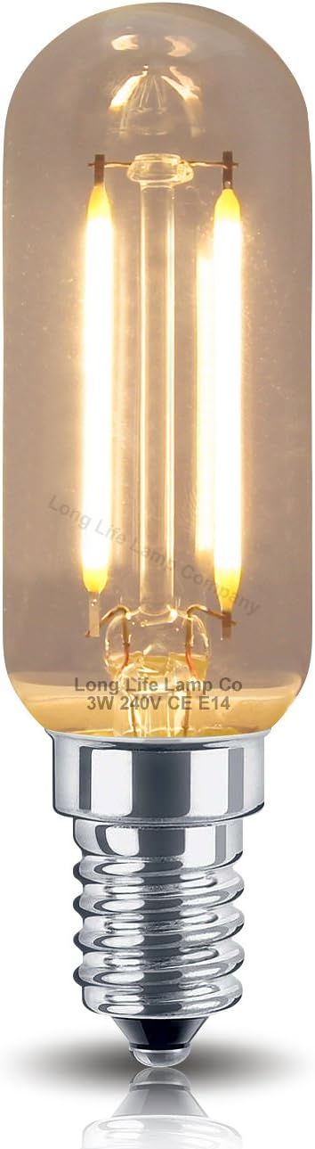 Long Life Lamp Company 3WE14CHWW Cooker Hood Bulbs 3W E14 Warm White 2-Pack