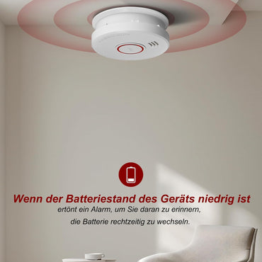 Welite TSS910 Photoelectric Smoke Detector Alarm