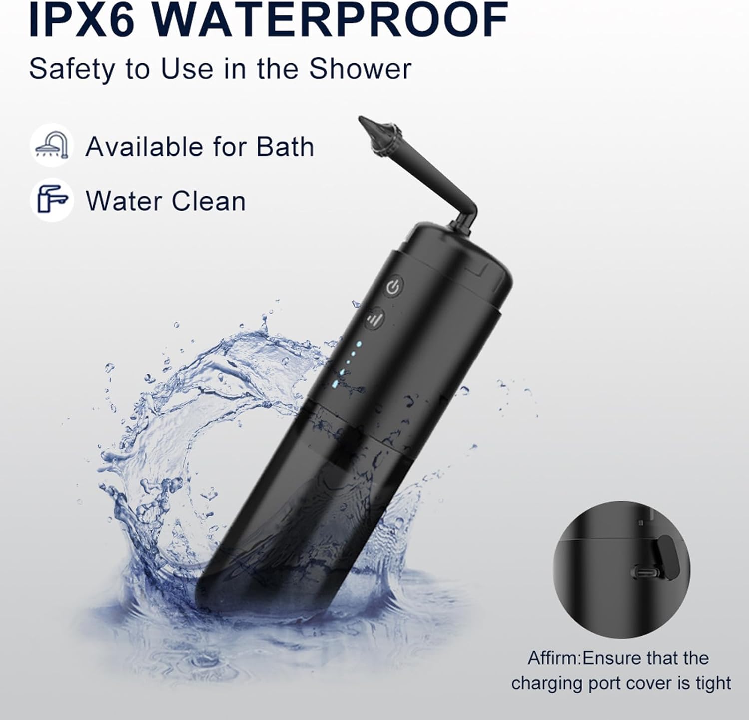 DANLIKT Electric Earwax Remover: IPX6 Waterproof, 3 Modes, Dual Nozzles