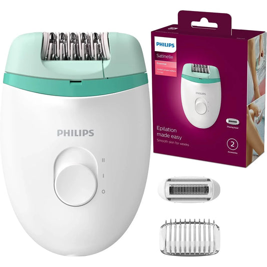 Philips Satinelle Essential Compact Epilator - BRE245/00 for Smooth Skin - Gomix Brands Outlet