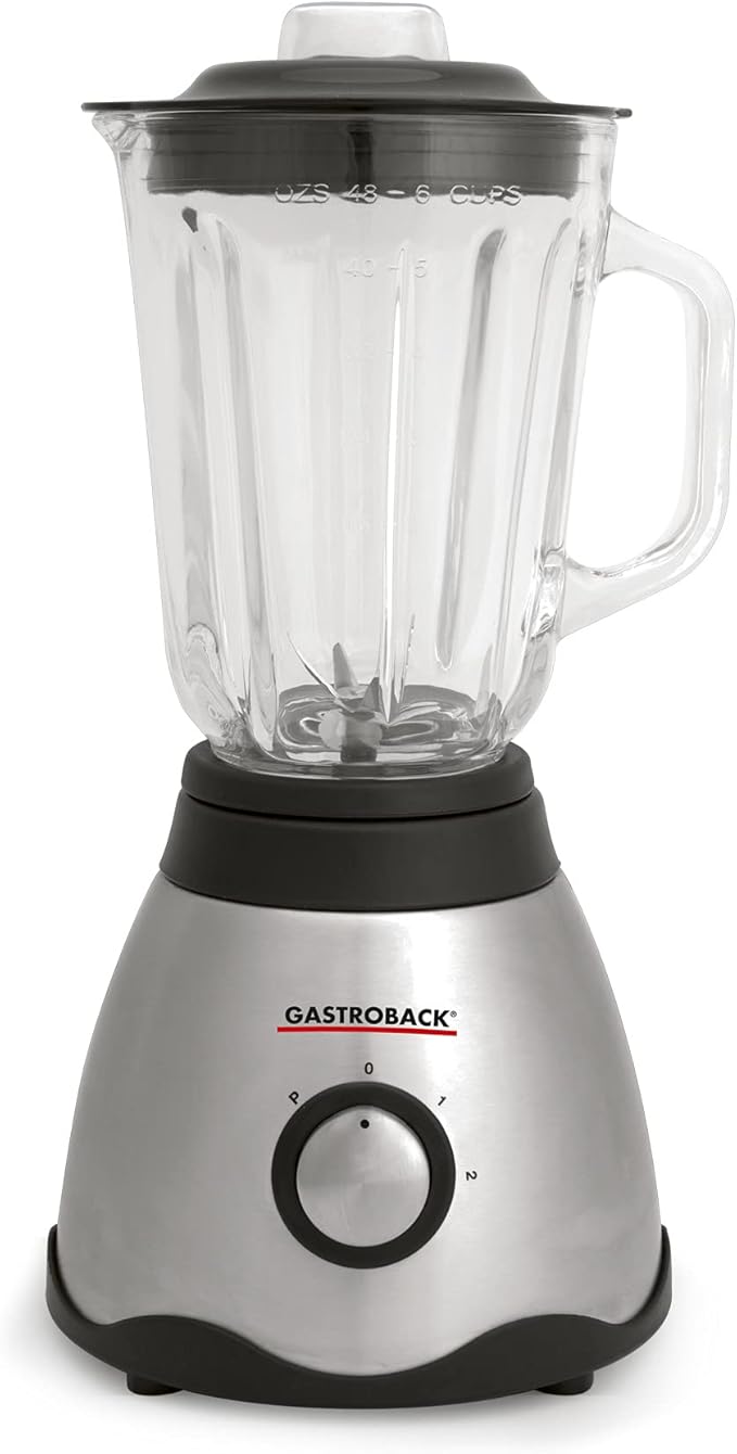 Gastroback Vital 1.5L Borosilicate Glass Mixer with Ice Crusher