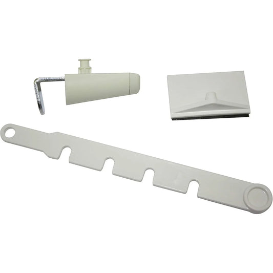 Gardinia Adjustable Tilting Window Lock White Plastic 4‑Position - Gomix Brands Outlet