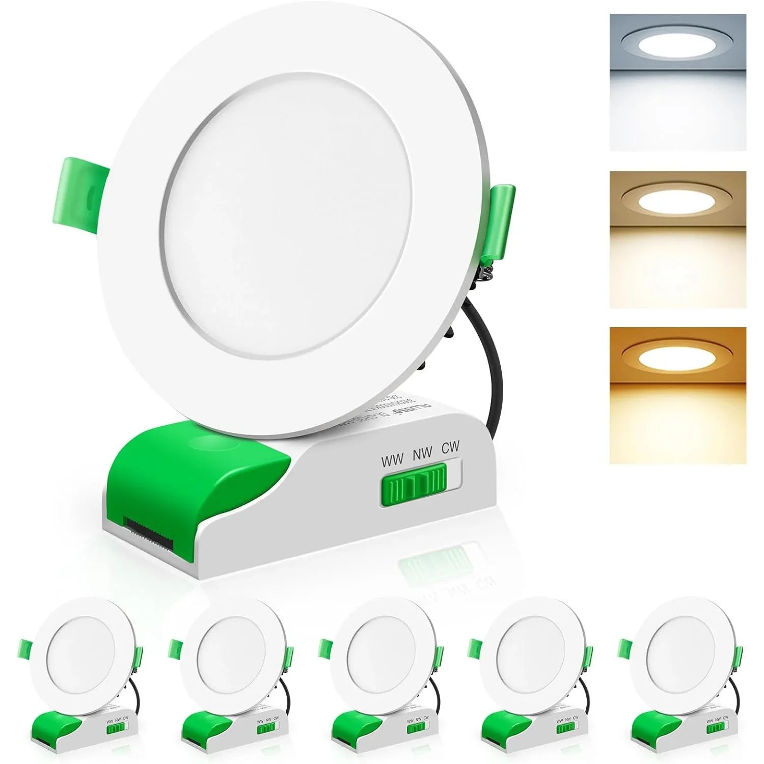 ALUSSO 8W Dimmable Recessed LED Spotlight with Transformer, Waterproof white - Gomix Brands Outlet