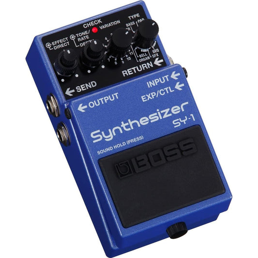 Boss SY-1 Guitar Bass Synthesizer Pedal with 121 Polyphonic Sounds