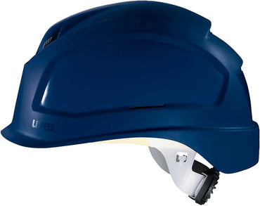 Uvex Pheos B-S-WR Ventilated Construction Helmet – Blue, Lightweight, EN397 Certified - Gomix Brands Outlet