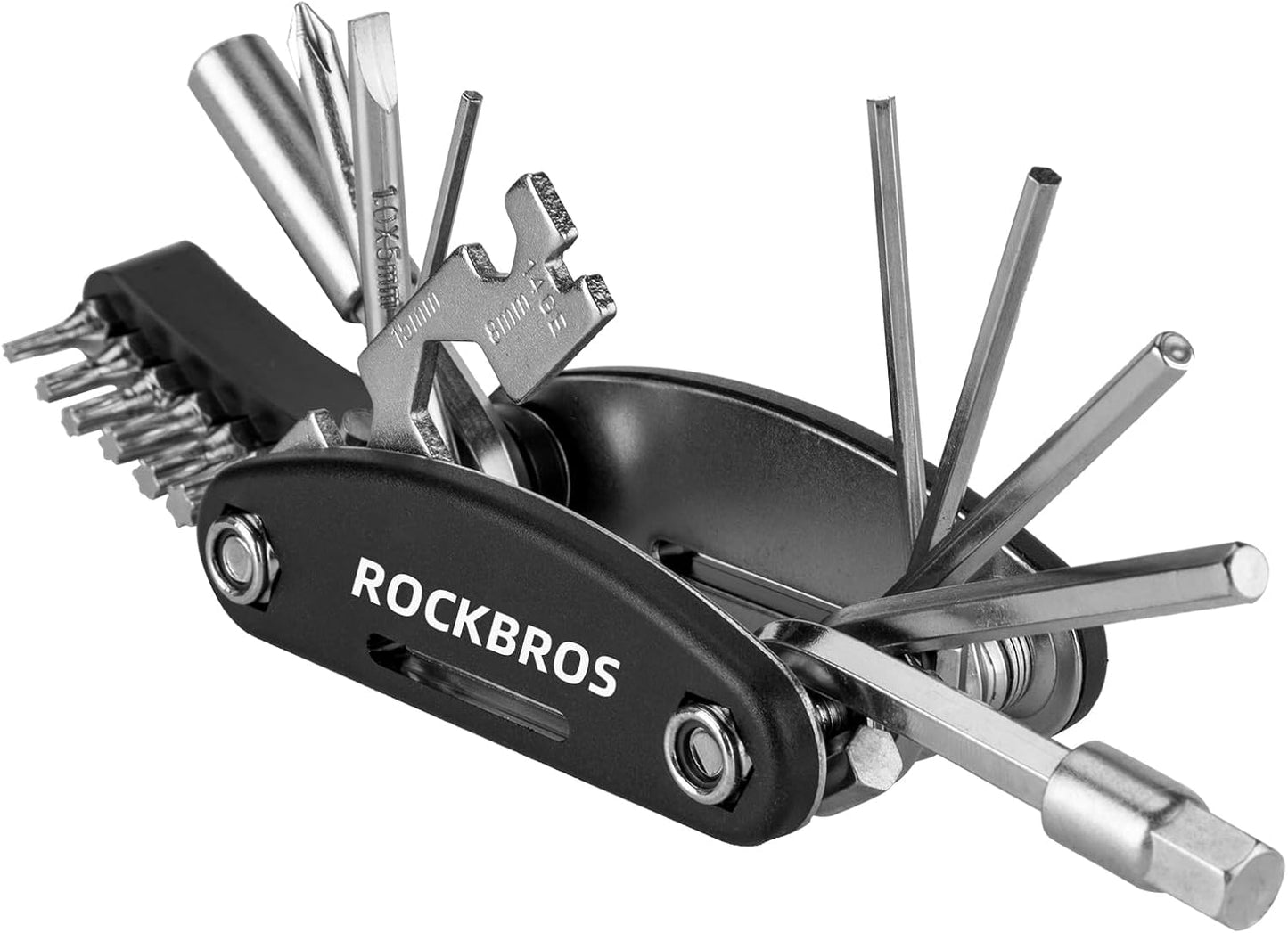 ROCKBROS 16-in-1 Portable Foldable Bike Multitool Kit with Allen Wrench