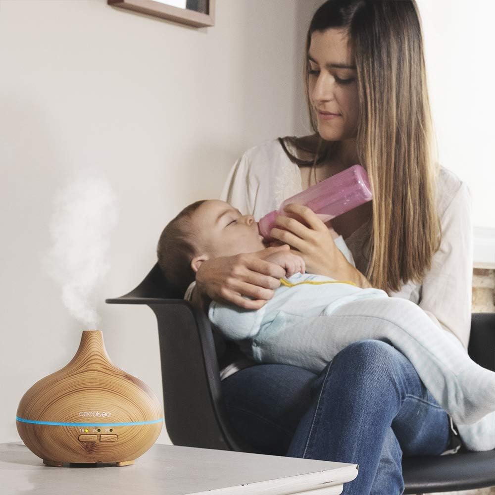Cecotec Pure Aroma Ultrasonic Humidifier 150ml with 7 LED Colors