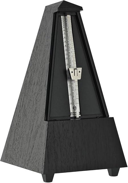 Wittner Taktell Pyramid Metronome – Solid Wood Matte Black - Gomix Brands Outlet