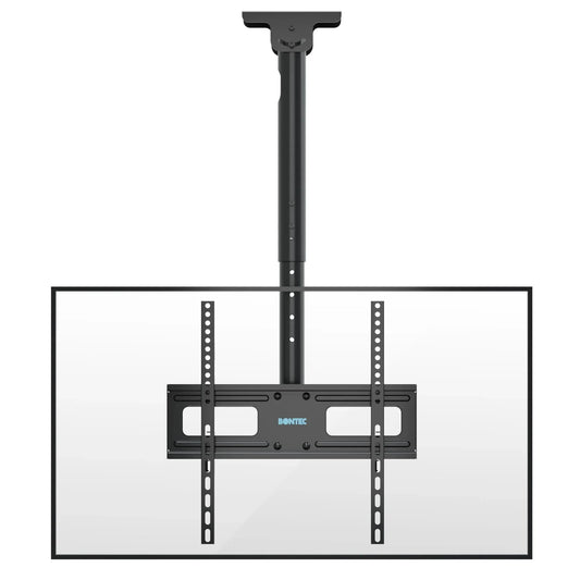 BONTEC Universal TV Ceiling Mount: Tilt, Swivel, Adjustable Height for 26-65 Inch TVs - Gomix Brands Outlet