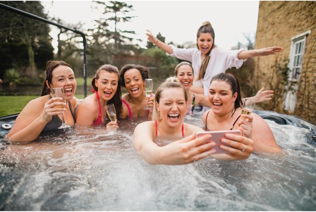 Inflatable 49-Inch 3-Person Hot Tub Spa with Jets and Cover