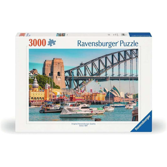 Ravensburger 3000-Piece Adult Jigsaw Puzzle – Secret Sydney Cityscape