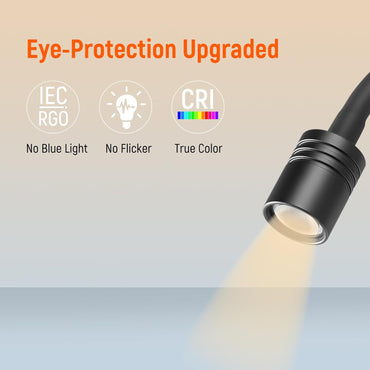 12V Dimmable LED Reading Light with Flexible Gooseneck for RVs