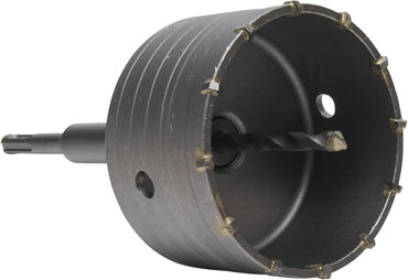 Durable SDS+ WERKA PRO Hole Saw 160mm Length, 100mm Diameter