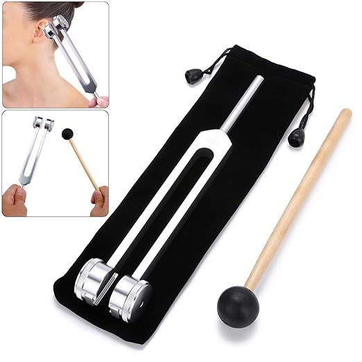 Bysameyee 4096 Hz Aluminum Tuning Fork, Sound Healing, Non-Magnetic Tool