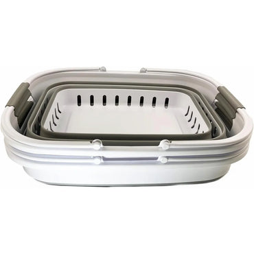 SAMMART 35L Collapsible Laundry Basket with Dual Handles – Space Saving - Gomix Brands Outlet