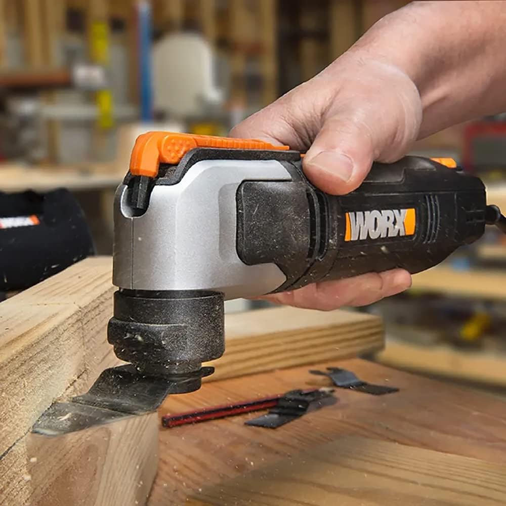 WORX WX686 250W Sonicrafter Oscillating Multi-Tool Kit for Cutting, Sanding, Scraping