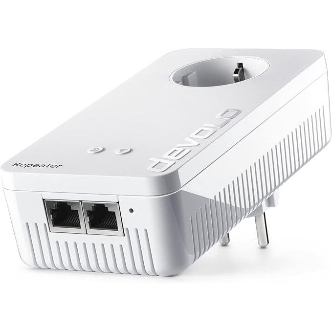 Devolo Dual-Band WiFi Repeater+ with Power Socket, 1200Mbps