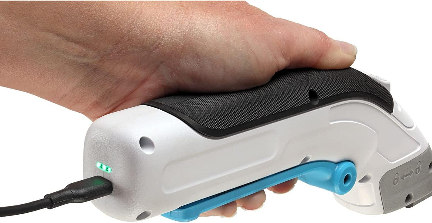 Black+Decker 3.6V Cordless Electric Scissors: Versatile Cutting Tool for Crafts, Fabric, Leather