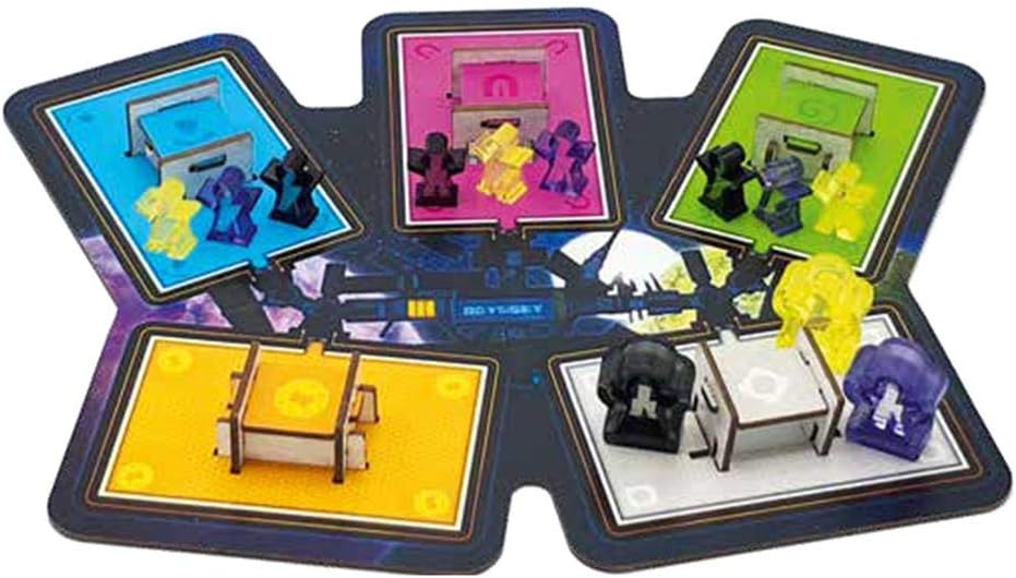 Space Gate Odyssey Strategy Board Game for 2-4 Players
