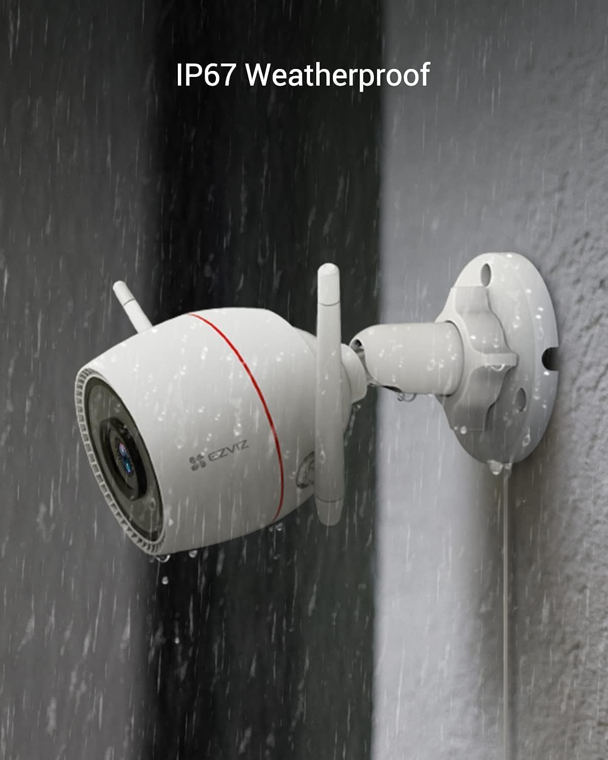 EZVIZ C3TN 3MP Outdoor Wi‑Fi Camera with Night Vision