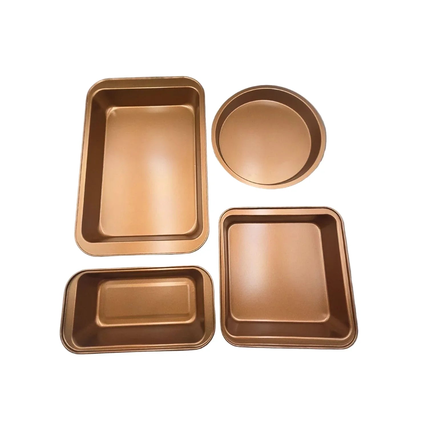 Basilico 4-Piece Carbon Steel Nonstick Baking Pan Set with Ceramic Reinforced Coating - Gomix Brands Outlet