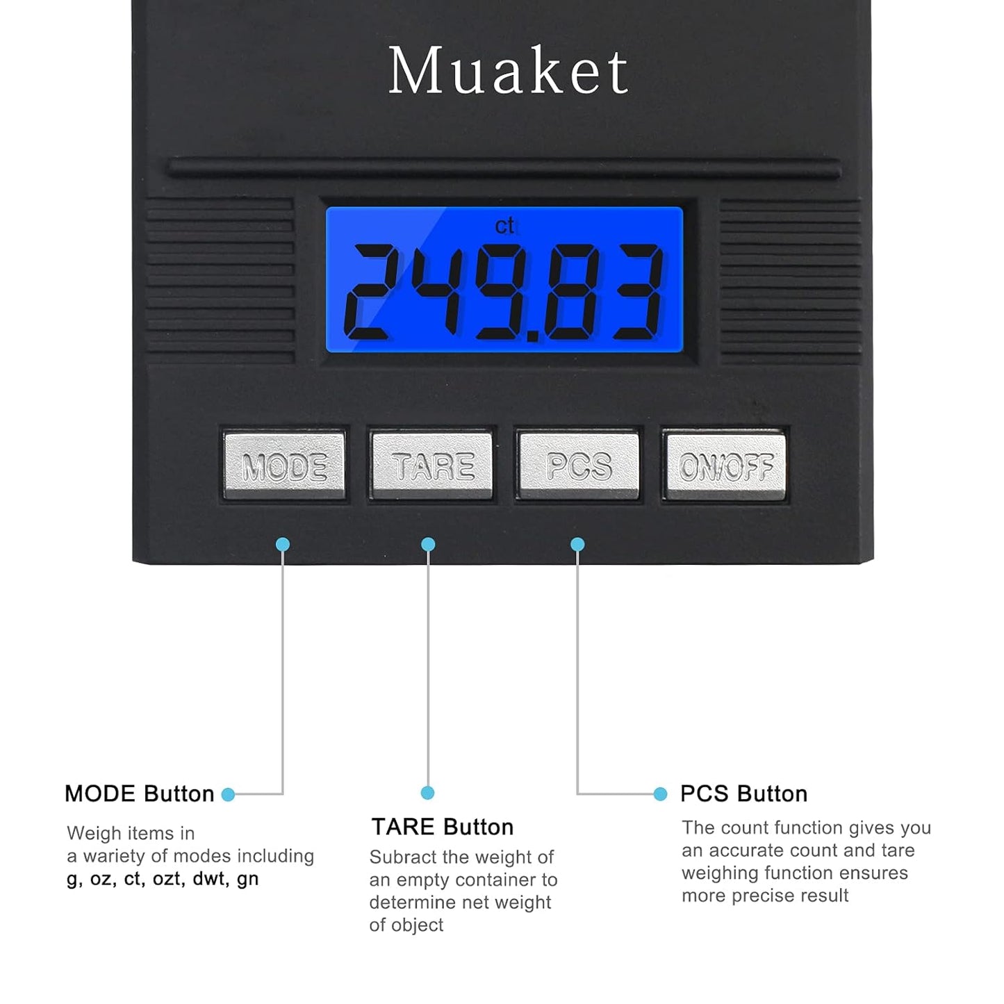 Accurate Digital Milligram Scales