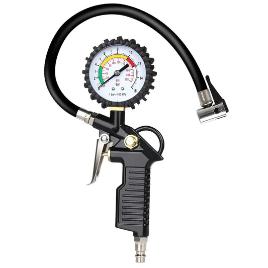 URAQT 220 PSI Reifenluftdruckprüfer mit Ventilkern und Zubehör - Gomix Brands Outlet