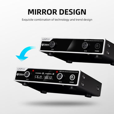 D Debra UHF Wireless Microphone System with Dual Handheld Mics