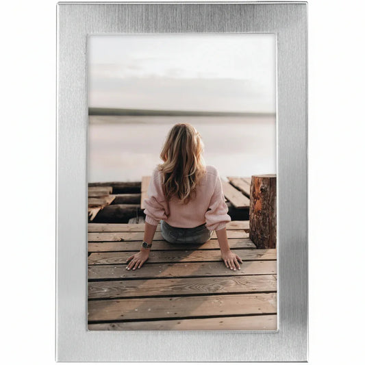 Hama Silver Aluminium Photo Frame 15x20 cm Elegant - Gomix Brands Outlet