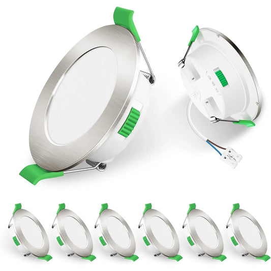 ALUSSO Ultra Slim 4W Dimmable LED Downlight 68mm Cutout 6-Pack - Gomix Brands Outlet