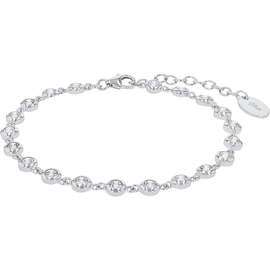 s.Oliver Women's Sterling Silver Bracelet with Zirconia - Elegant Arm Candy - Gomix Brands Outlet
