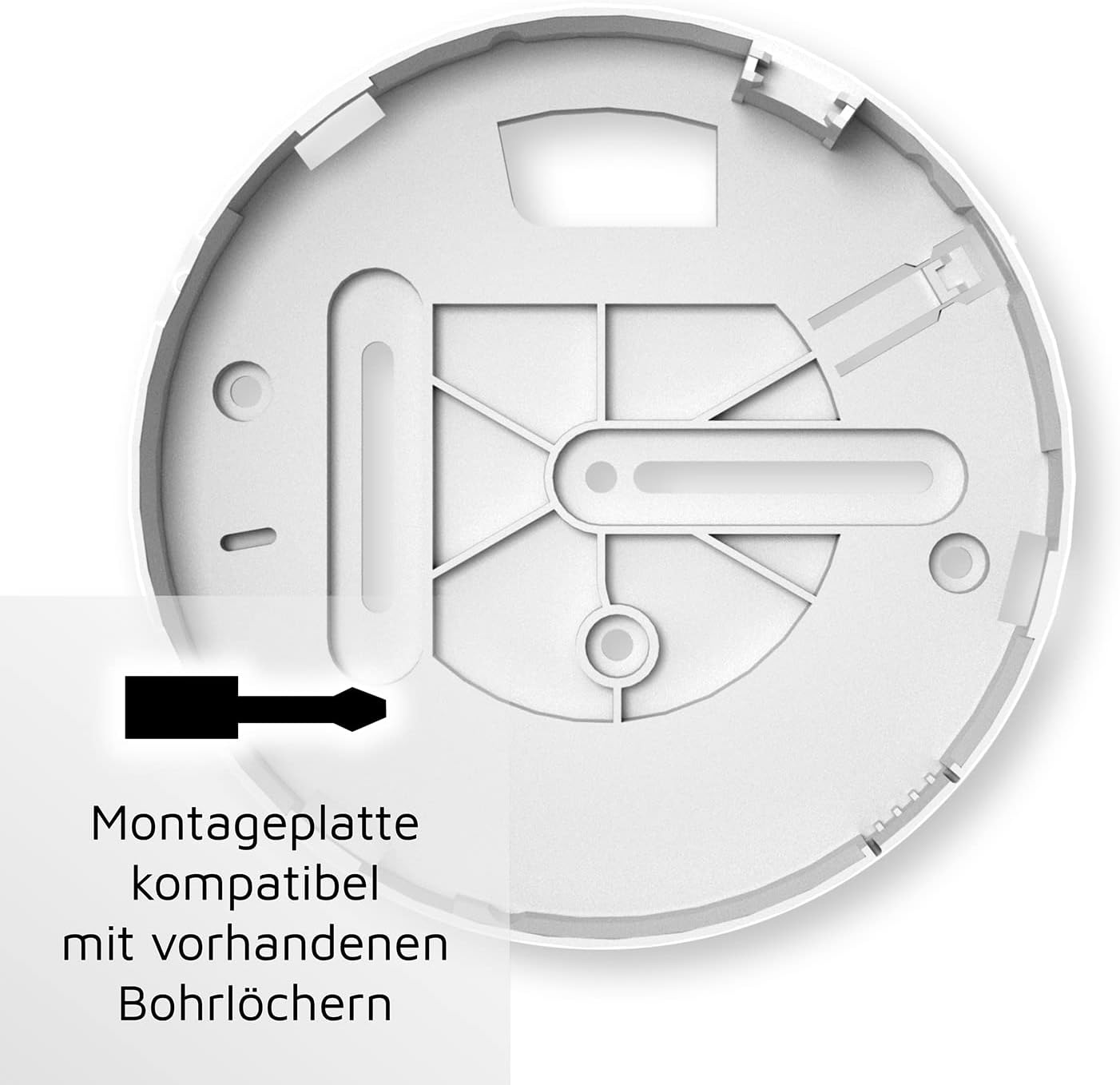 Ei Electronics Ei650 Smoke Detector: 10-Year Battery Life, Stand-Alone, White