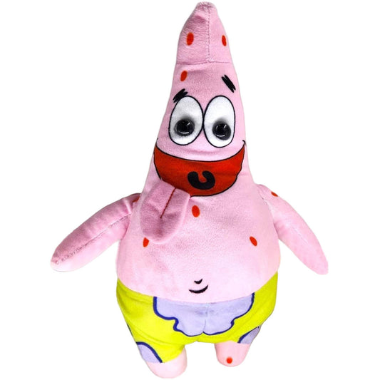 Whitehouse Leisure Spongebob Patrick Plush Toy 26cm with Glitter Eyes