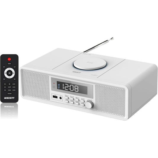 Compact Micro Home CD Stereo System with Bluetooth FM Radio