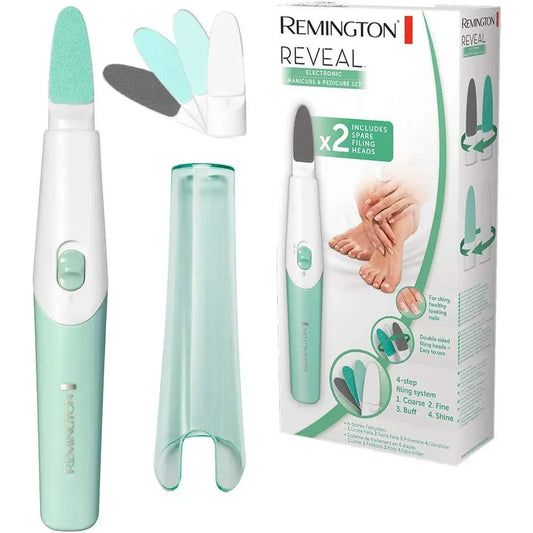 Remington Reveal MAN1000 2‑Speed Double‑Sided Manicure Pedicure Set - Gomix Brands Outlet