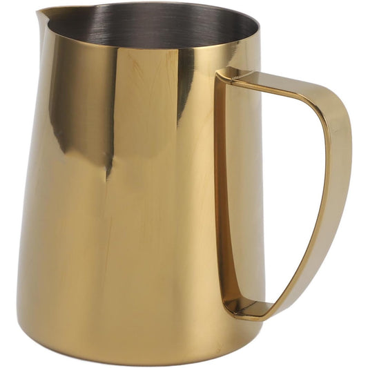 Coffee Milk Cup Easy Control Multipurpose Frothing Pitcher Golden 600ml