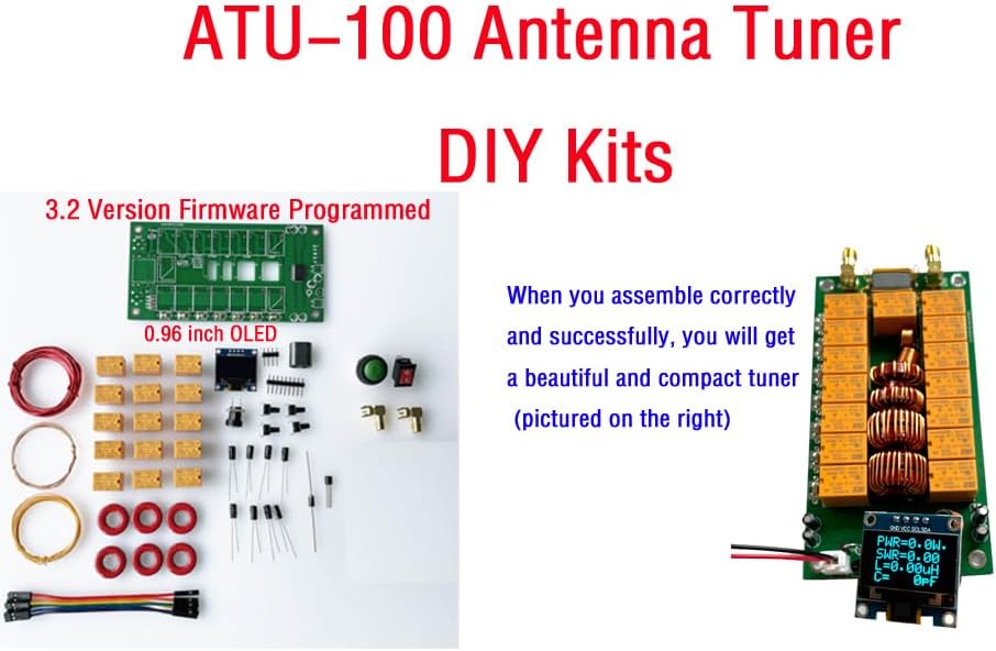 Automated Antenna Tuner Kit for Ham Radio