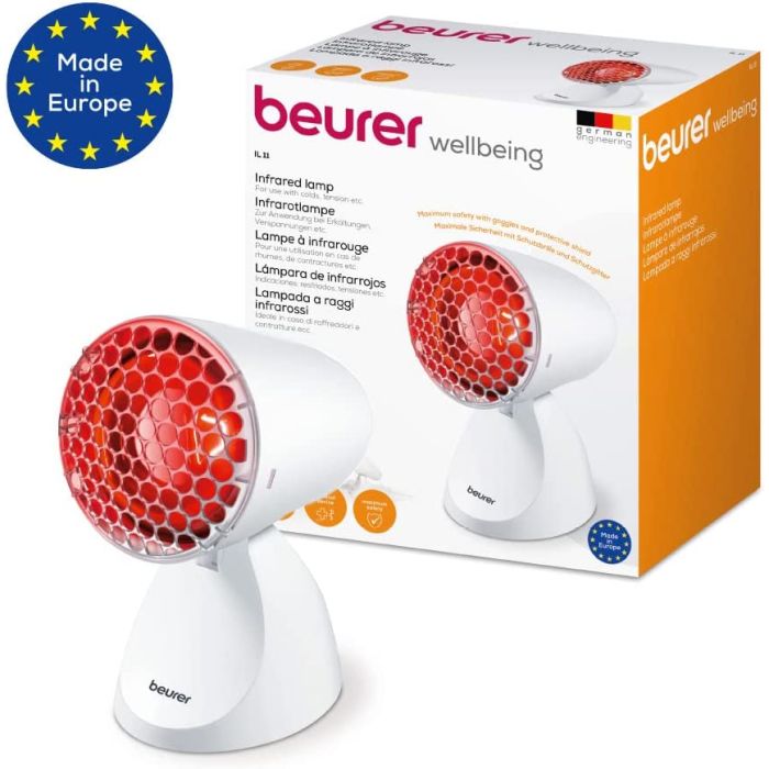 Beurer IL11 Infrared Heat Lamp: Soothing Relief for Colds & Muscle Tension